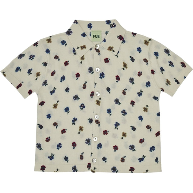 FUB Printed Skjorte Ecru/Flower