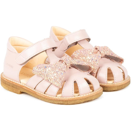 Angulus Sandaler Pale Rose/Rose Glitter