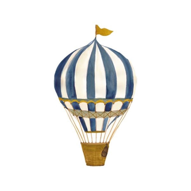 That's Mine Wall Stories Retro Air Balloon Small Blue