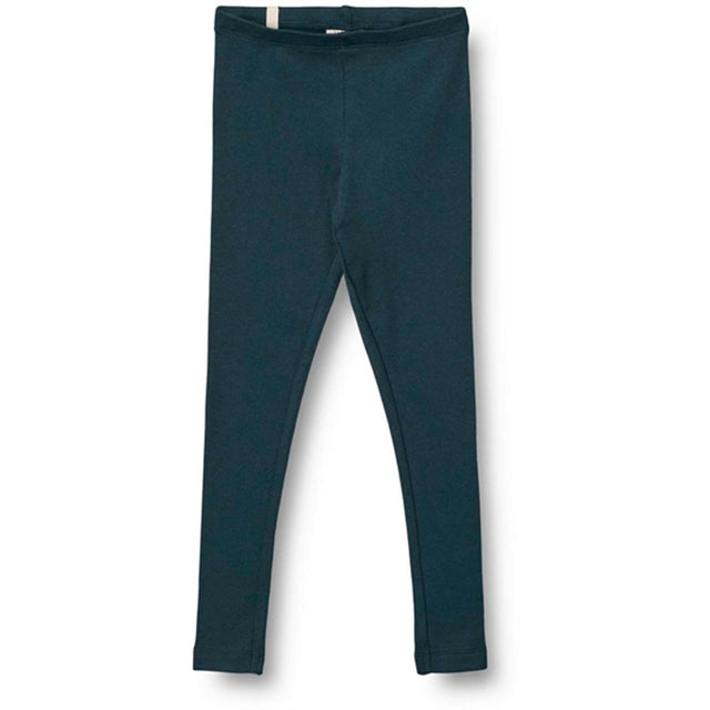 Wheat Navy Rib Leggings