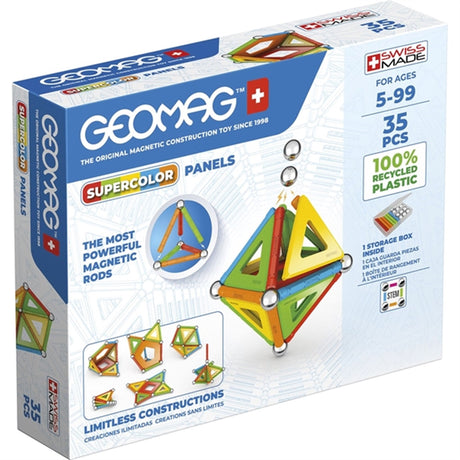 Geomag Supercolor Panels Recycled 35 stk