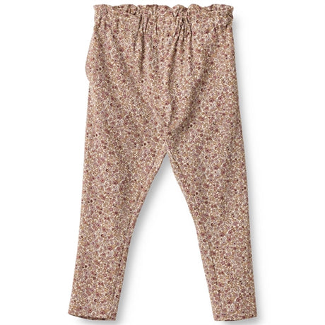 Wheat Grey Rose Flowers Malika Soft Bukser