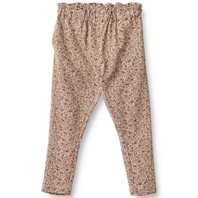 Wheat Grey Rose Flowers Malika Soft Bukser