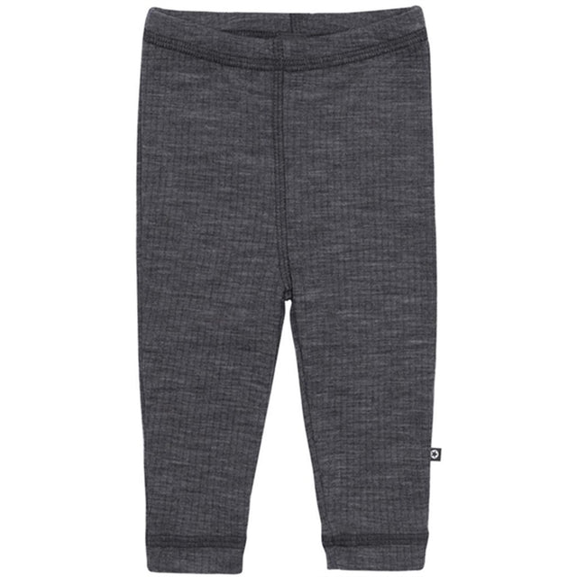 Smallstuff Uld Drop Needle Leggings Dark Grey