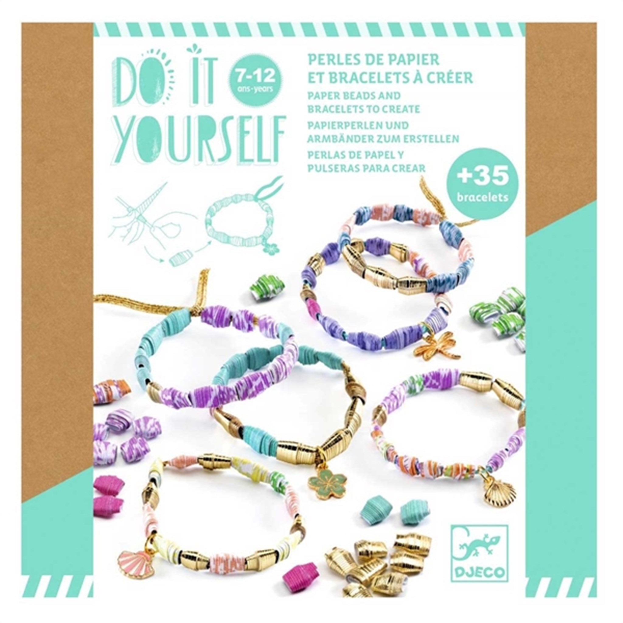 Djeco Do It Yourself Lav Dine Egne Armbånd Med Charms