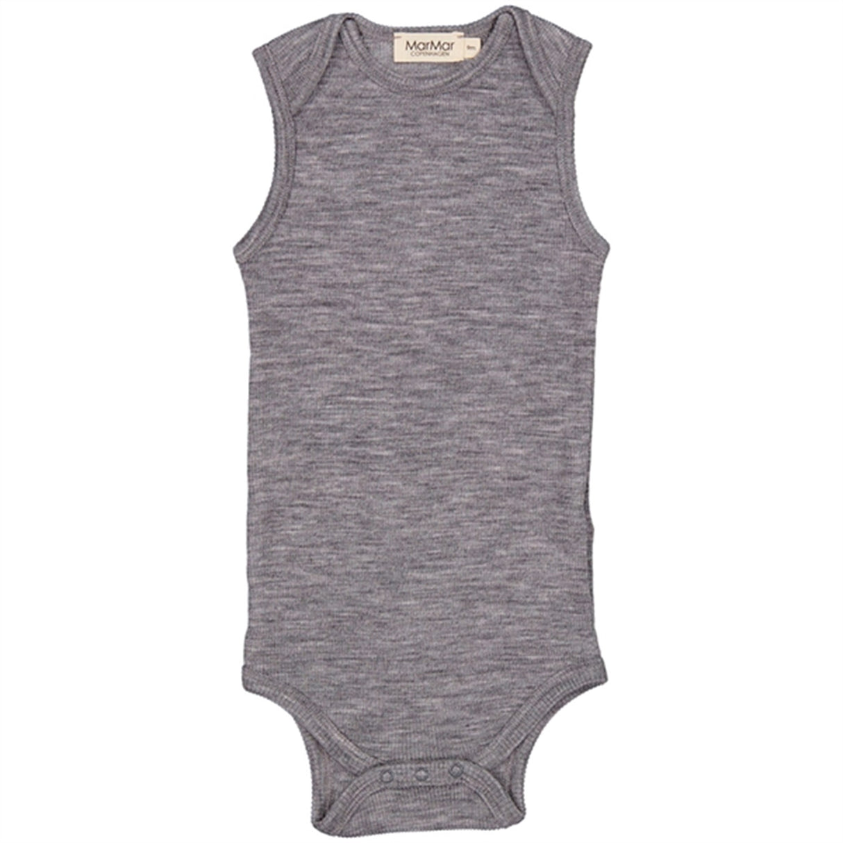 MarMar Wool Grey Melange Rib Bini Body