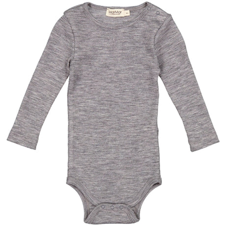 MarMar Wool Grey Melange Rib Bense Body