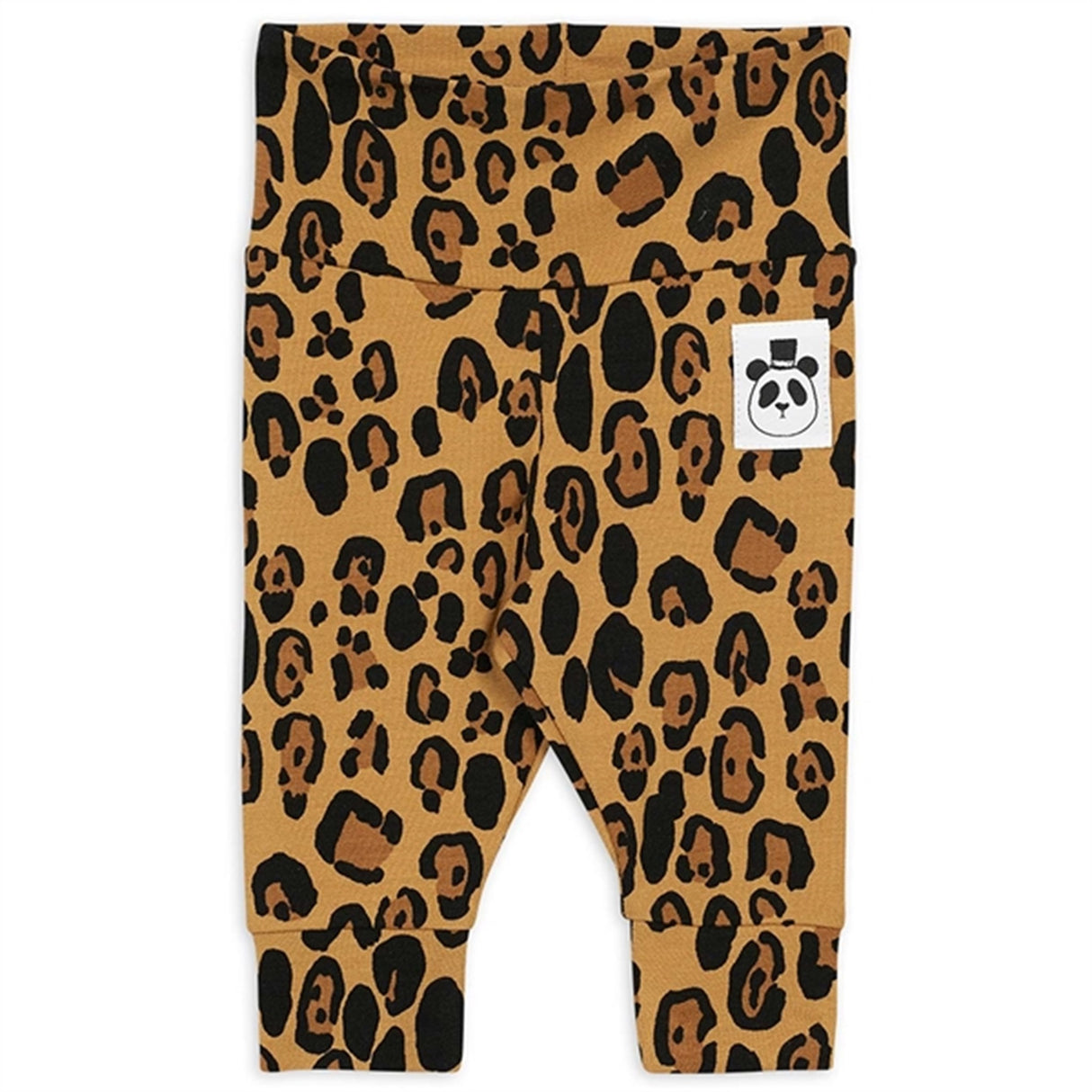 Mini Rodini Basic Leopard Newborn Leggings