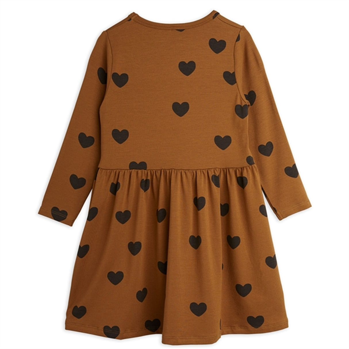 Mini Rodini Basic Hearts Brown Kjole