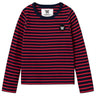 Wood Wood Navy/Red Stripes Kim Bluse