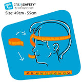 Crazy Safety Amerikansk Fodbold Cykelhjelm Black