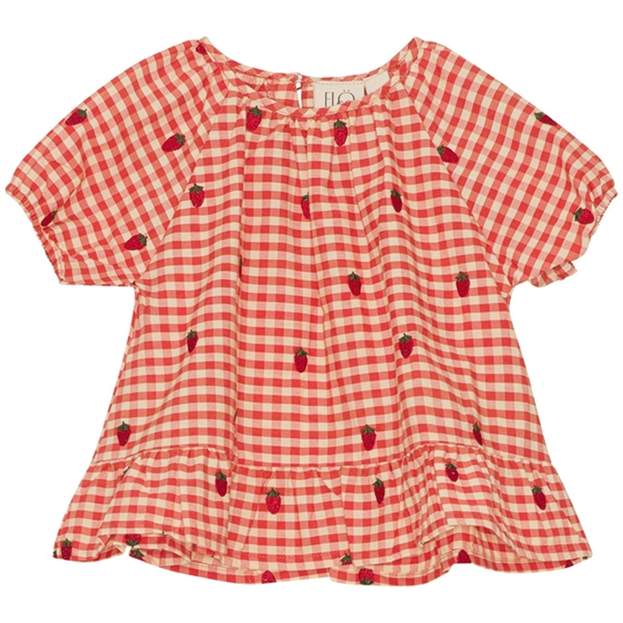 Flöss Molly Bluse Berry Gingham