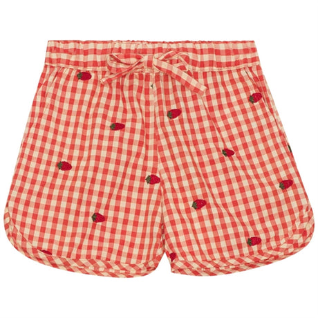 Flöss Molly Shorts Berry Gingham