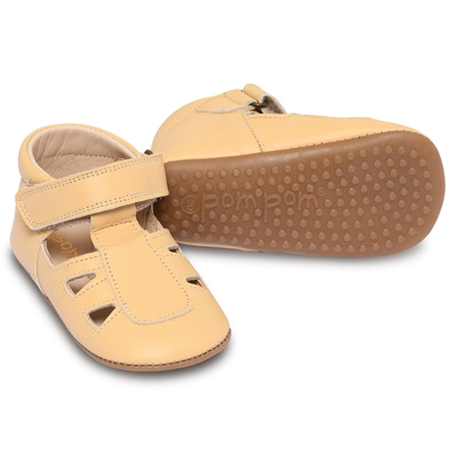 Pom Pom Begyndersandal Dusty Yellow