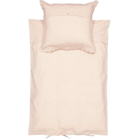 MarMar Sengetøj Baby Scallop Beige Rose