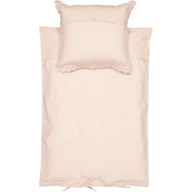 MarMar Sengetøj Baby Scallop Beige Rose