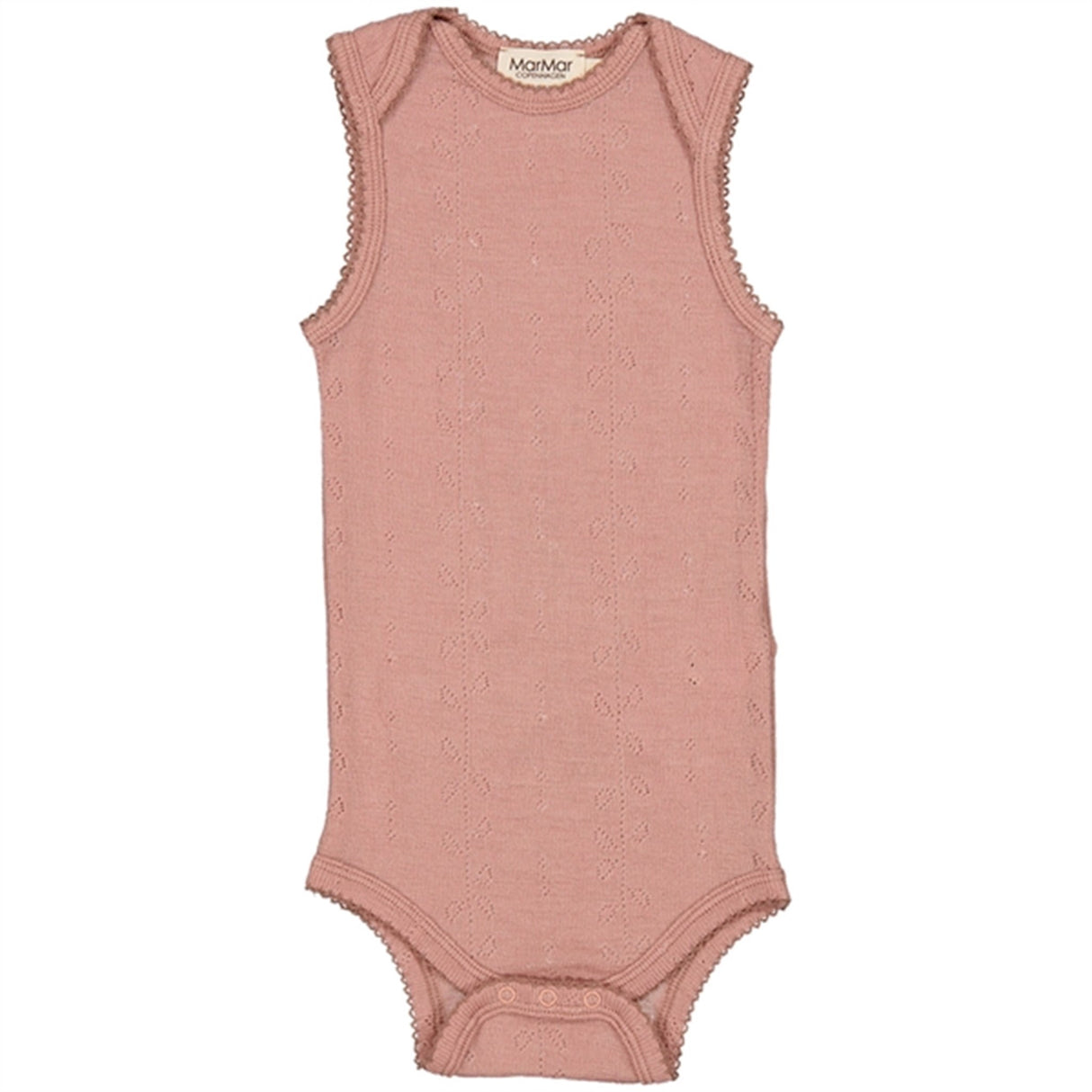 MarMar Wool Pointelle Burnt Rose Bini Body