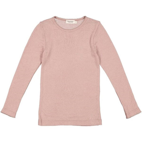 MarMar Wool Pointelle Burnt Rose Tamra Bluse