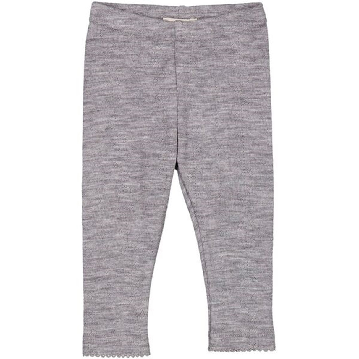 MarMar Wool Grey Melange Pointelle Leggings