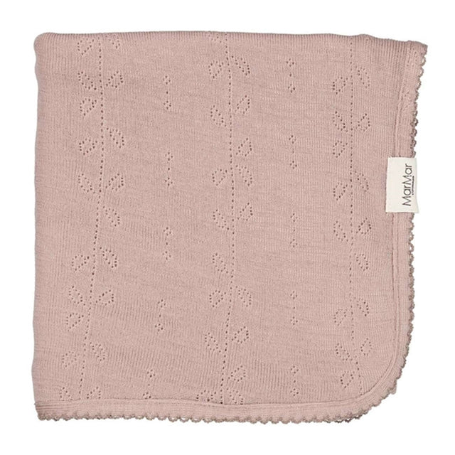 MarMar Wool Pointelle Burnt Rose New Born Alida Tæppe