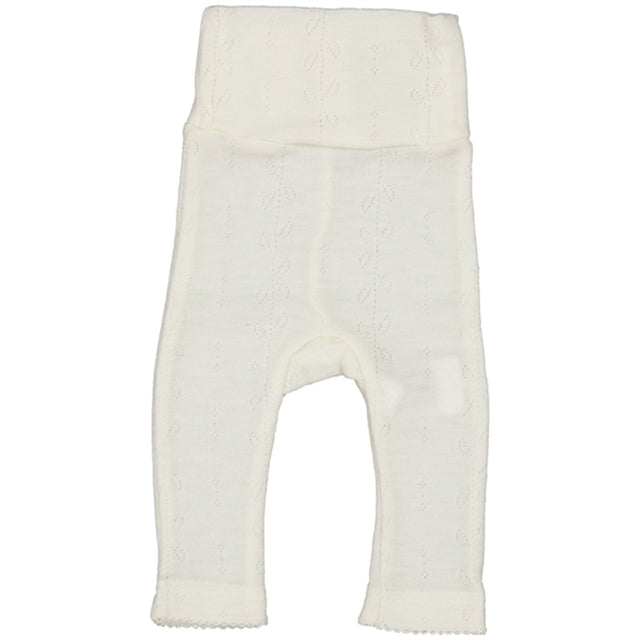 MarMar Wool Pointelle Natural New Born Piva Bukser