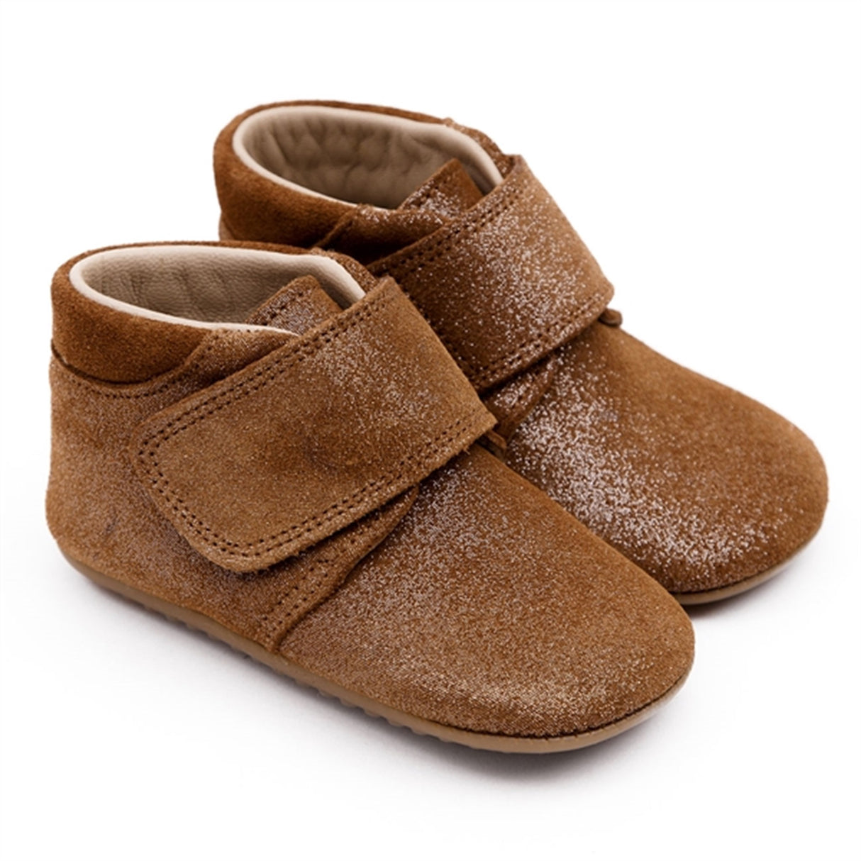 Pom Pom Futter Velcro Camel Glitter