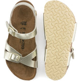 Birkenstock Rio Kids BF Electric Metallic Gold Sandal 8