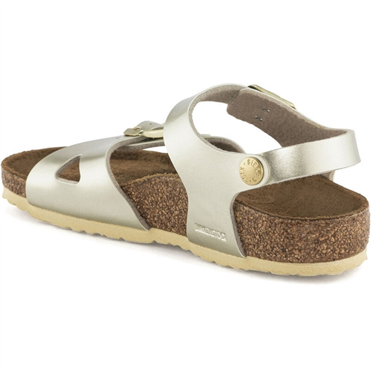 Birkenstock Rio Kids BF Electric Metallic Gold Sandal 4