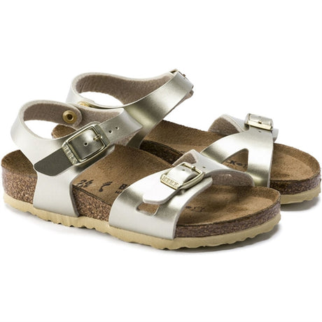 Birkenstock Rio Kids BF Electric Metallic Gold Sandal