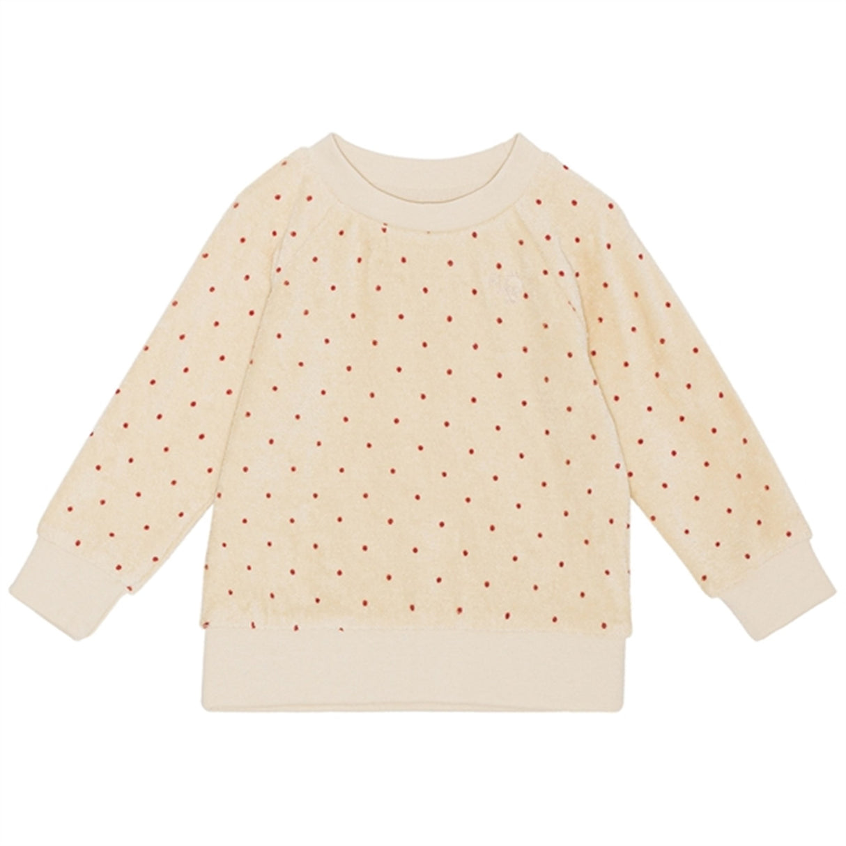 Flöss Pluto Terry Sweatshirt Rosso Dot print