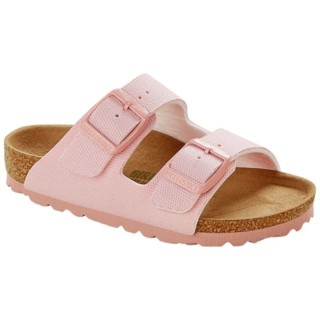 Birkenstock Arizona Kids TEX Canvas Soft Pink Sandal