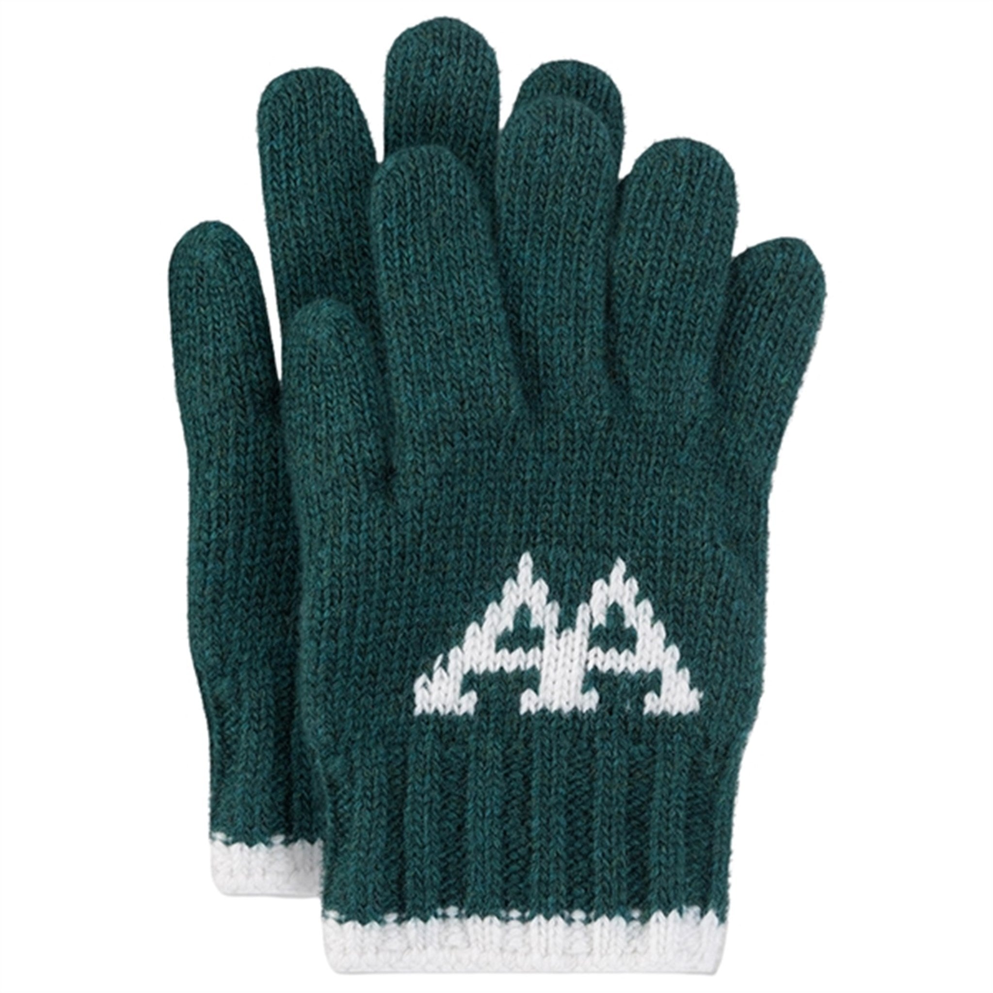 Wood Wood Tai AA Kids Gloves Forest Green