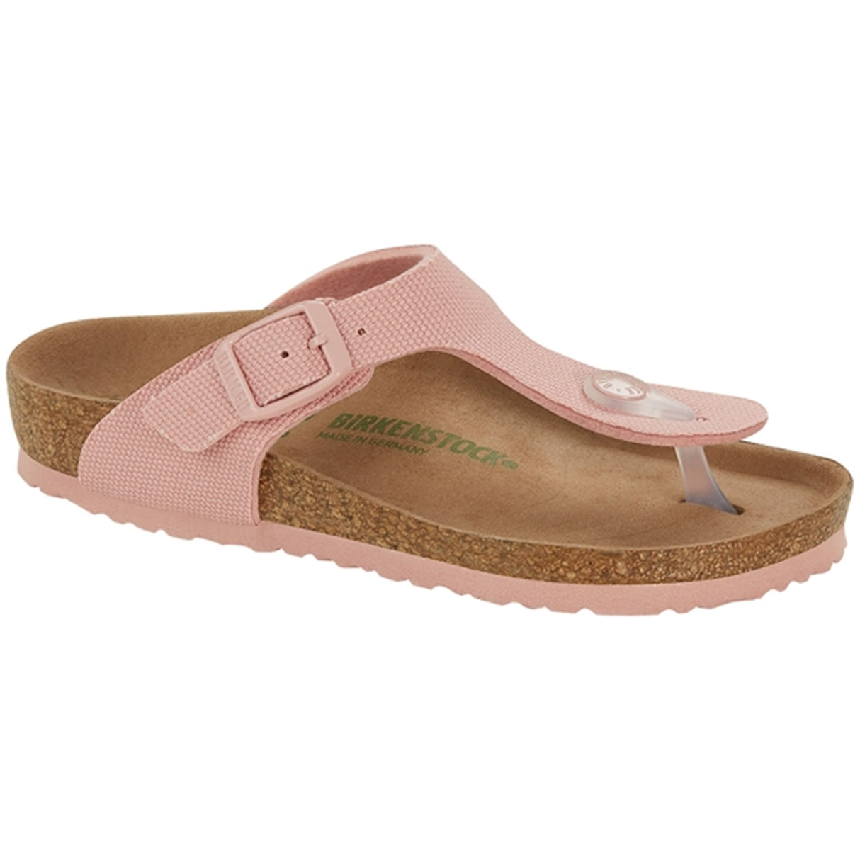 Birkenstock Gizeh Kids TEX Canvas Soft Pink Sandal 6