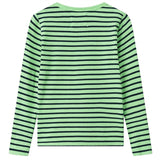 Wood Wood Pale Green/Navy Stripes Kim Bluse 5