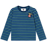 Wood Wood Navy stripes Kim Doggy Patch Bluse