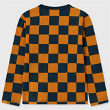 Wood Wood Eternal Blue/Golden Brown Aop Kim Checkered Bluse 2