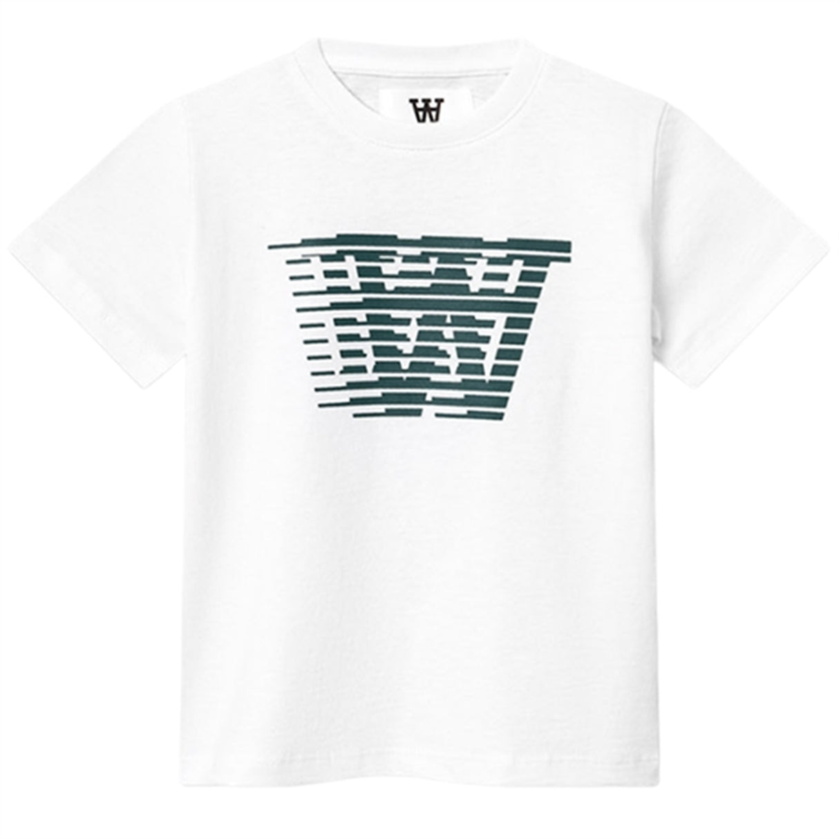 Wood Wood White Ola Big Print T-Shirt