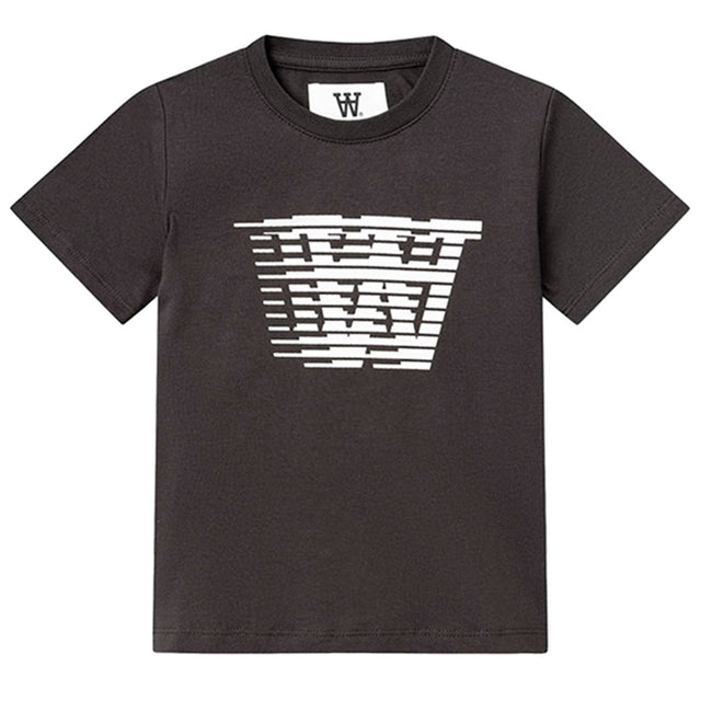 Wood Wood Black Coffee Ola Big Print T-Shirt