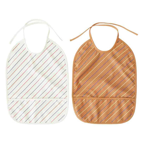 OYOY Hagesmæk Mellow/Caramel Striped 2-Pak