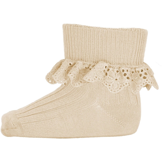 MP 59045 Lea Lace Strømper Ecru