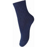 MP Danmark Rib Strømper Navy