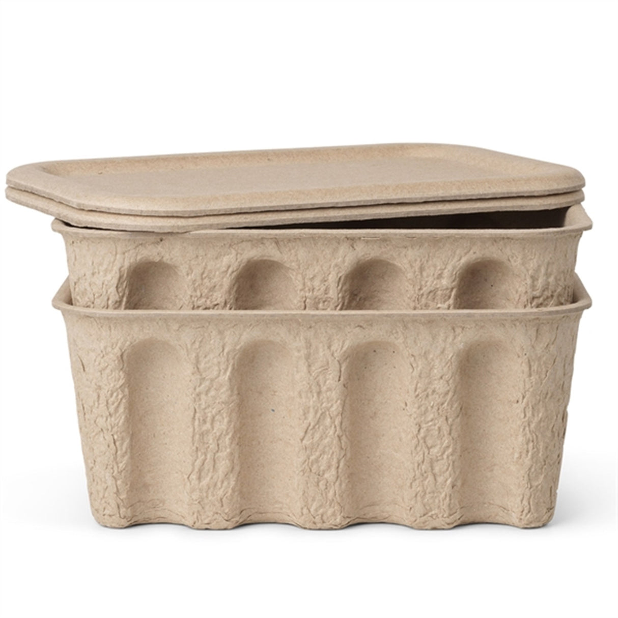 Ferm Living Paper Pulp Box Small 2 stk.