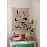 Ferm Living Alfabet Stof Plakat Off-White 2