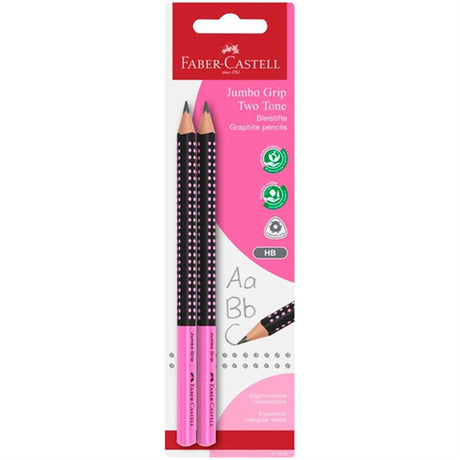 Faber Castell Jumbo Grip Blyanter 2x2 Pink