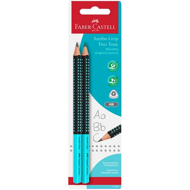 Faber Castell Jumbo Grip Blyanter 2x2 Turkis