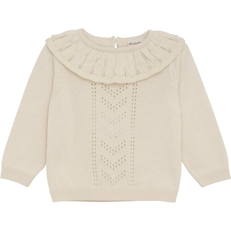 Minymo Eggnog Pullover Strik