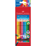 Faber Castell Grip 10 Trekants Farveblyanter