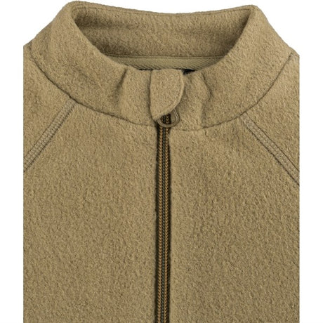 Mikk-Line Bomuld Fleece Jakke Dried Herb 2