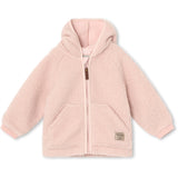 MINI A TURE Liff Teddy Fleece Jakke Rose Smoke