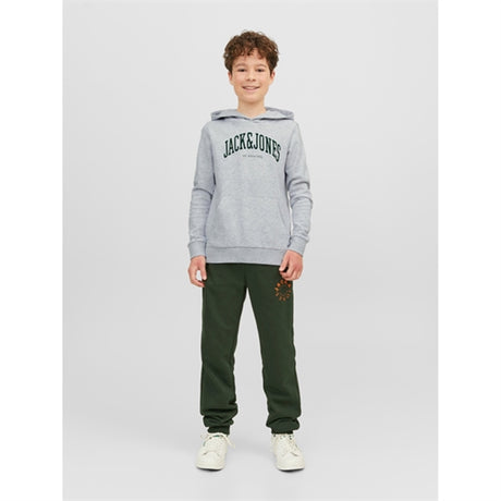 Jack & Jones Junior White Melange Josh Sweat Hoodie 2